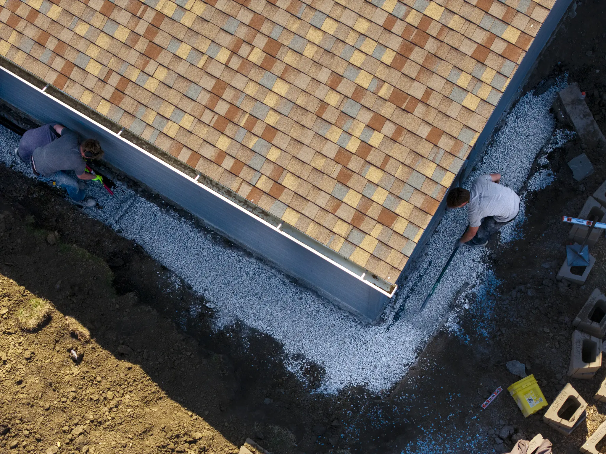 Hardscaping project by Lucky Landscapes